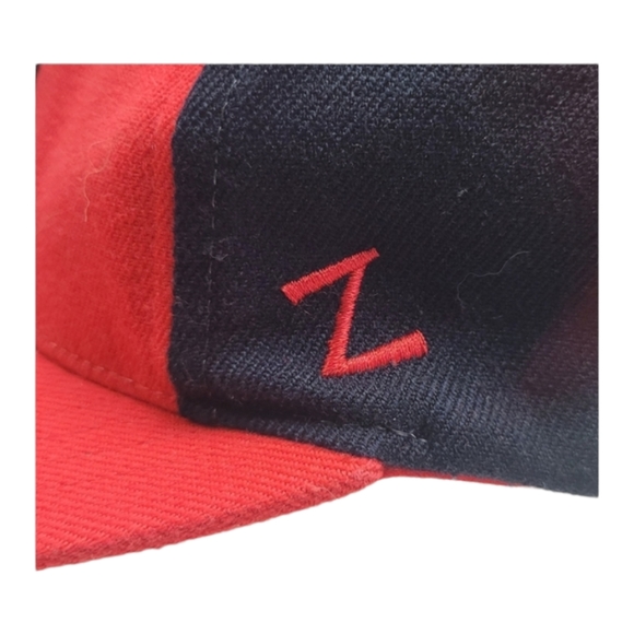 Zephyr Red & Black Embroidered Red Raiders Baseball Hat/Cap M/L - Picture 9 of 9